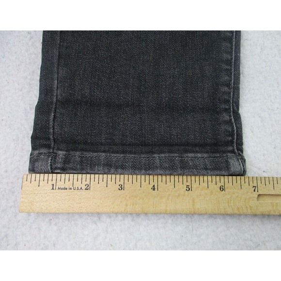 Judy Blue LA Jeans Womens Sz 15/32 Black Denim Washed Distressed Boyfriend Fit - Picture 13 of 16